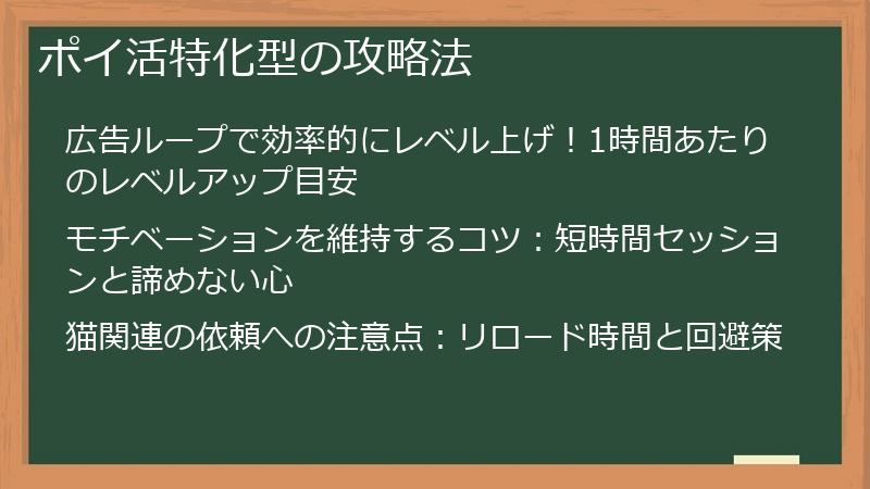 ポイ活特化型の攻略法