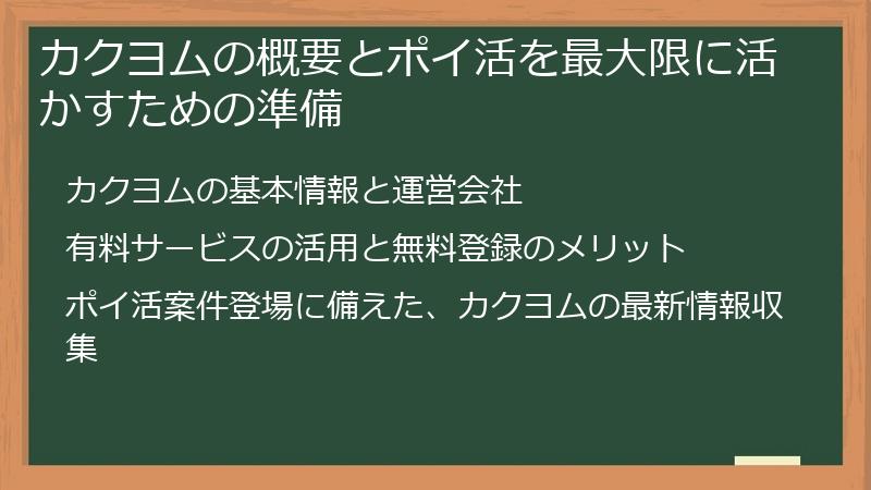 カクヨムの概要とポイ活を最大限に活かすための準備