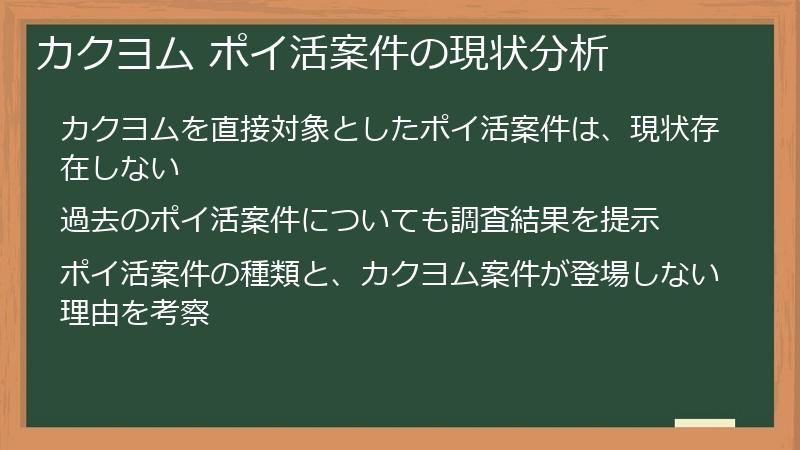 カクヨム ポイ活案件の現状分析