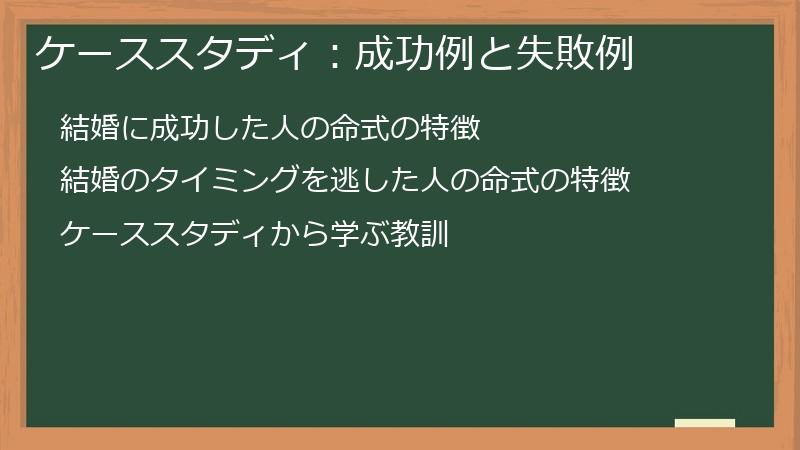 ケーススタディ：成功例と失敗例