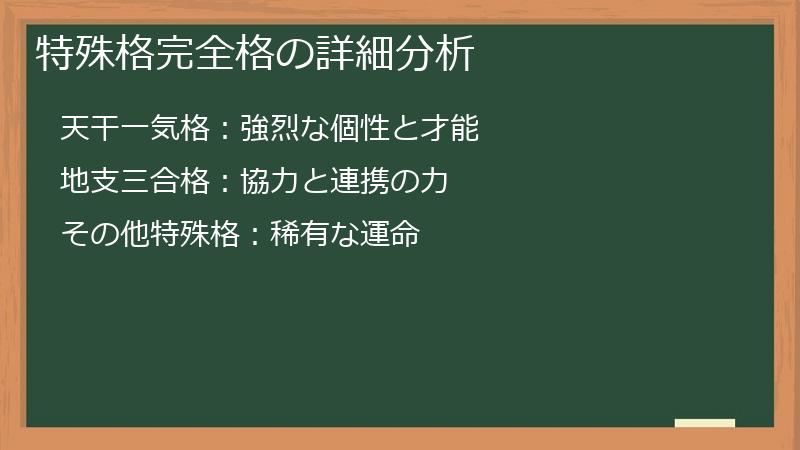 特殊格完全格の詳細分析