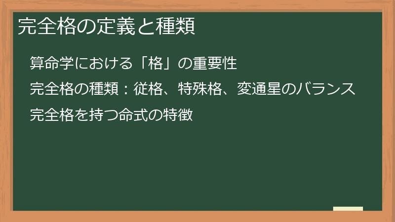 完全格の定義と種類
