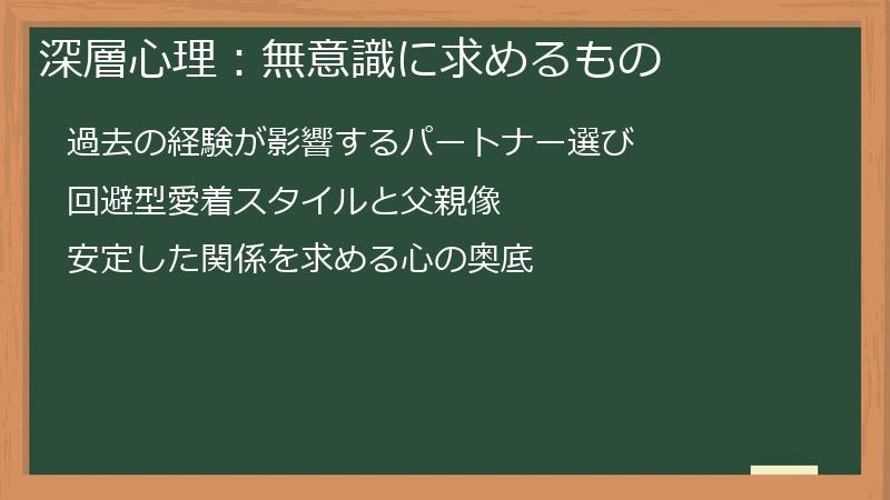 深層心理：無意識に求めるもの