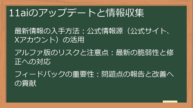 11aiのアップデートと情報収集
