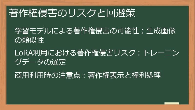 著作権侵害のリスクと回避策