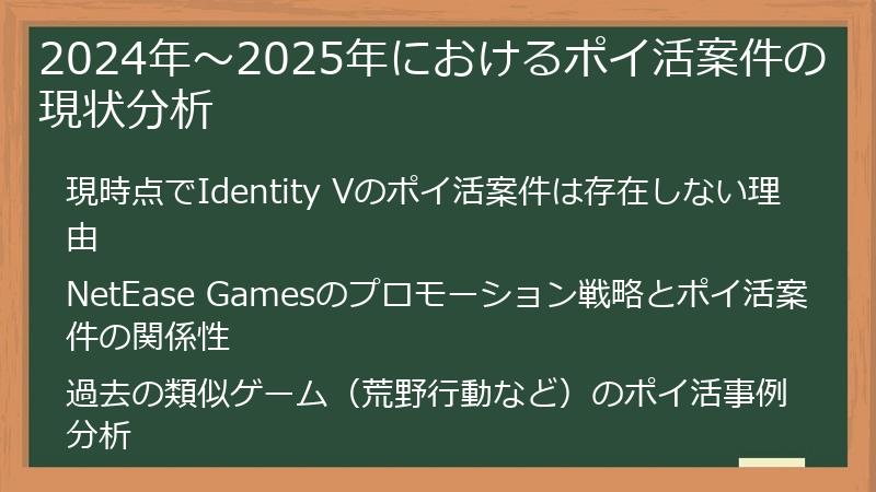 2024年〜2025年におけるポイ活案件の現状分析