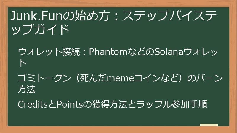 Junk.Funの始め方：ステップバイステップガイド