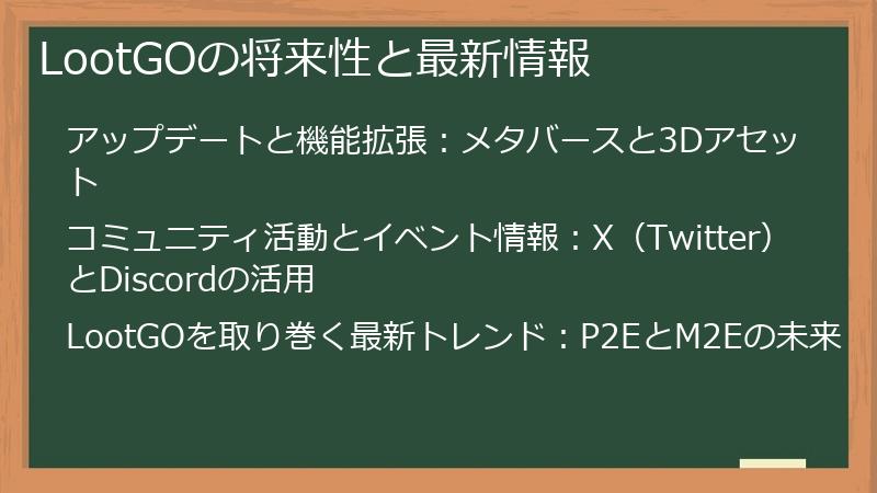 LootGOの将来性と最新情報