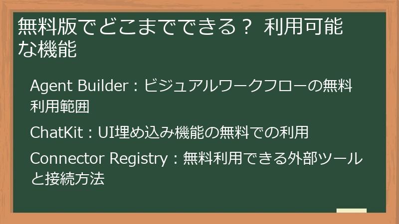 無料版でどこまでできる？ 利用可能な機能