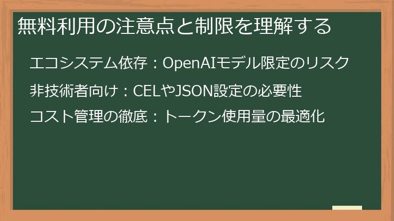 無料利用の注意点と制限を理解する