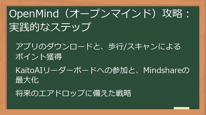 OpenMind（オープンマインド）攻略：実践的なステップ