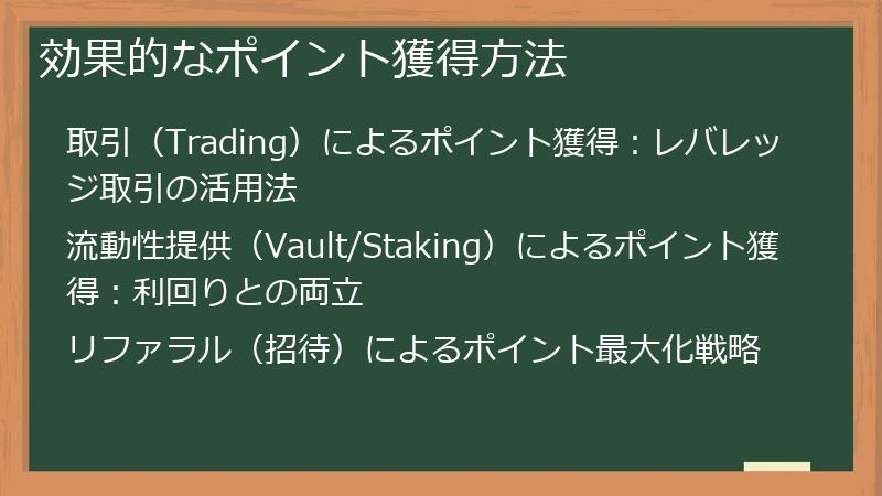 効果的なポイント獲得方法