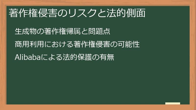著作権侵害のリスクと法的側面