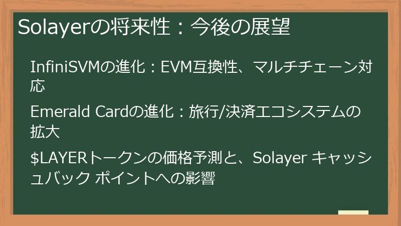 Solayerの将来性：今後の展望