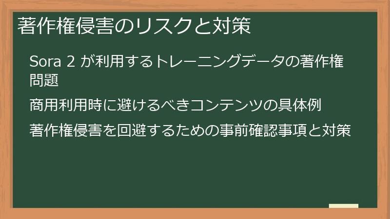 著作権侵害のリスクと対策