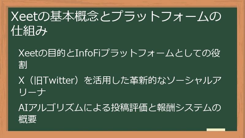 Xeetの基本概念とプラットフォームの仕組み