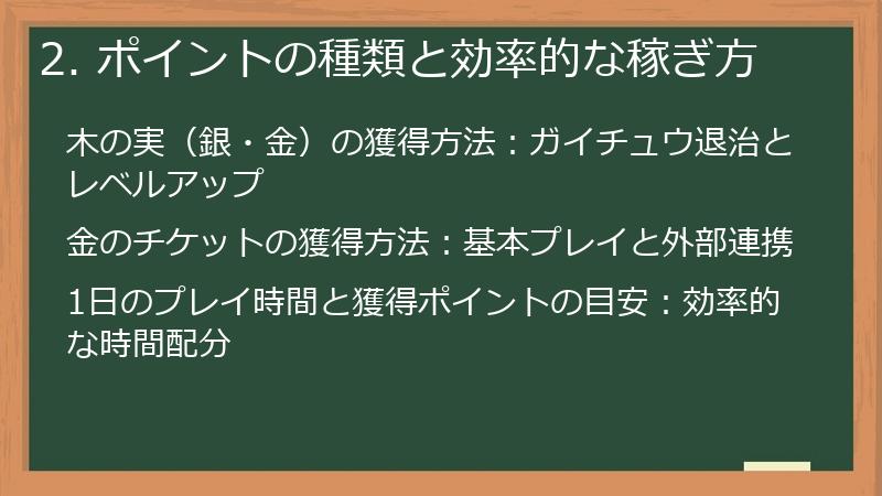 2. ポイントの種類と効率的な稼ぎ方