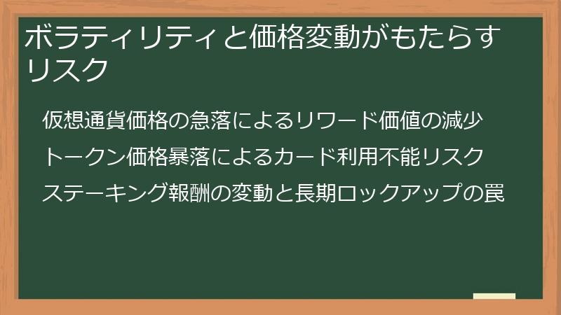 ボラティリティと価格変動がもたらすリスク