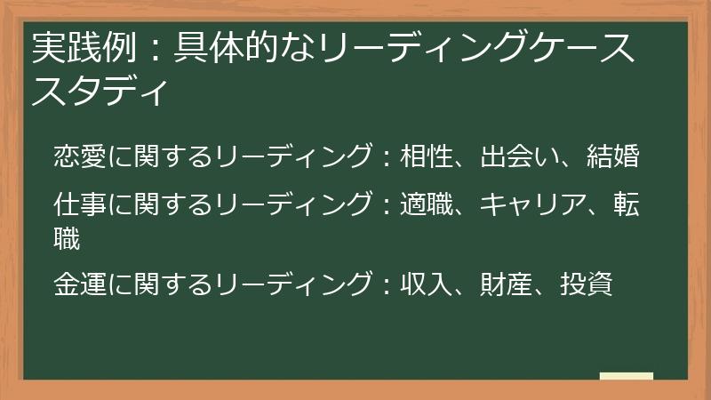 実践例：具体的なリーディングケーススタディ
