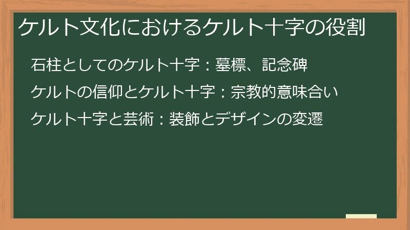 ケルト文化におけるケルト十字の役割