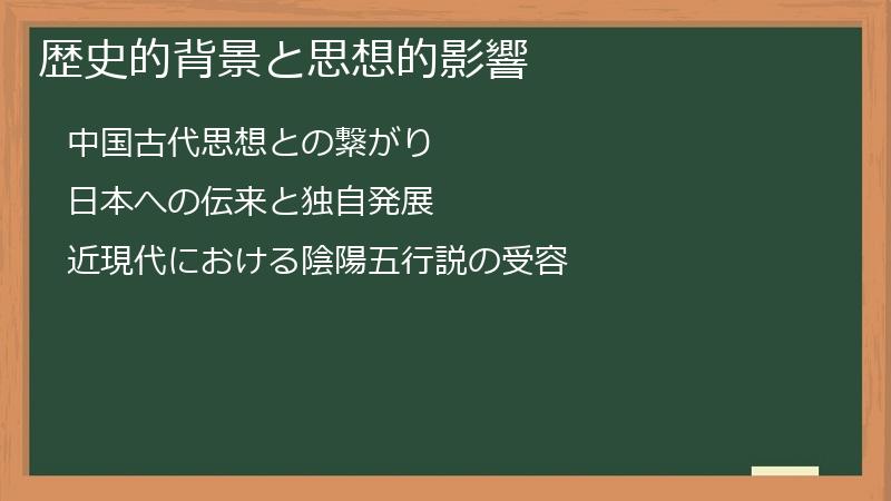 歴史的背景と思想的影響