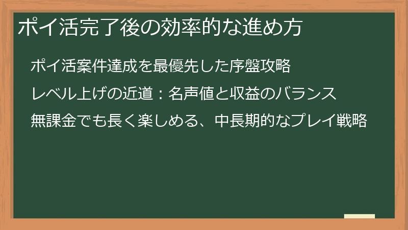 ポイ活完了後の効率的な進め方